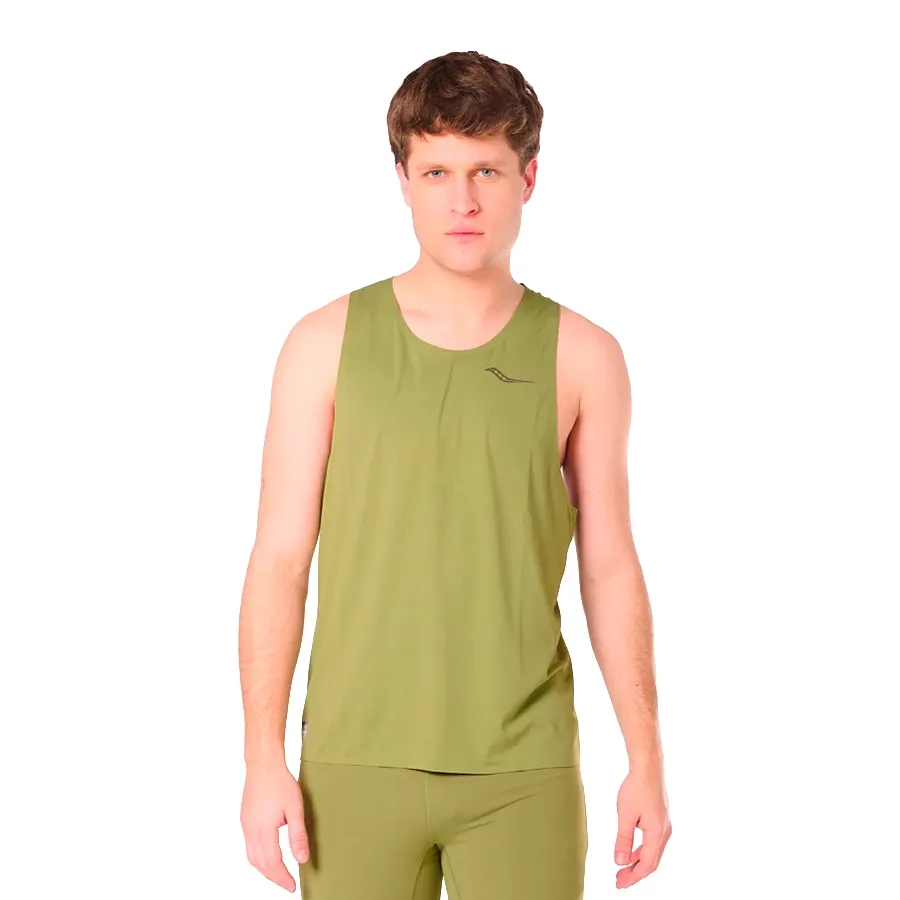 Imagen 0 de 4 de Musculosa Saucony Endorphin Single-VERDE OLIVA