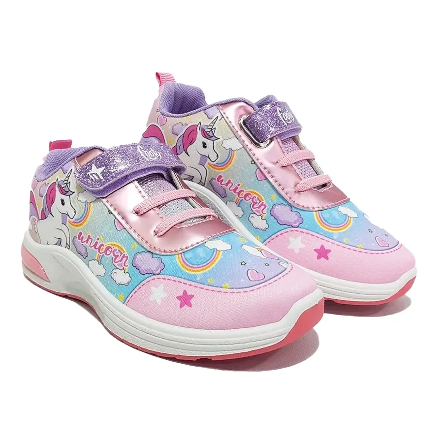 Imagen 1 de 4 de Zapatillas Footy Pop C/Luz Unicornio-ROSA/LILA/BLANCO