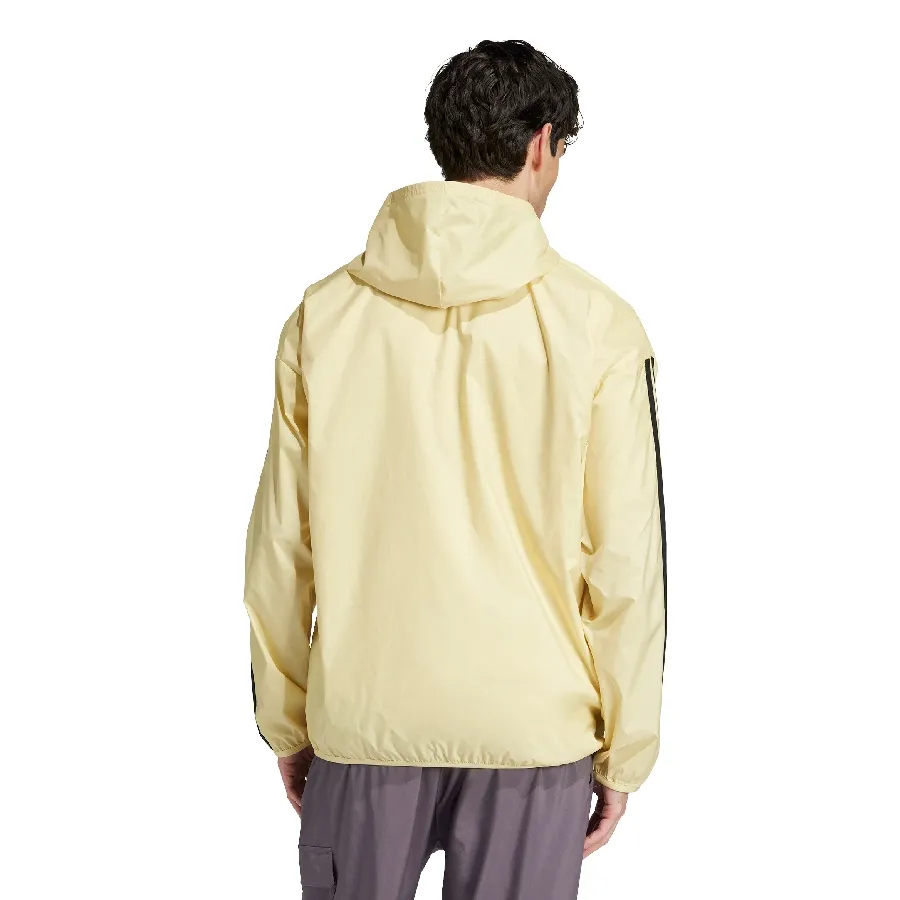 Imagen 1 de 4 de Campera adidas Rompevientos Essentials 3 Tiras-AMARILLO PASTEL