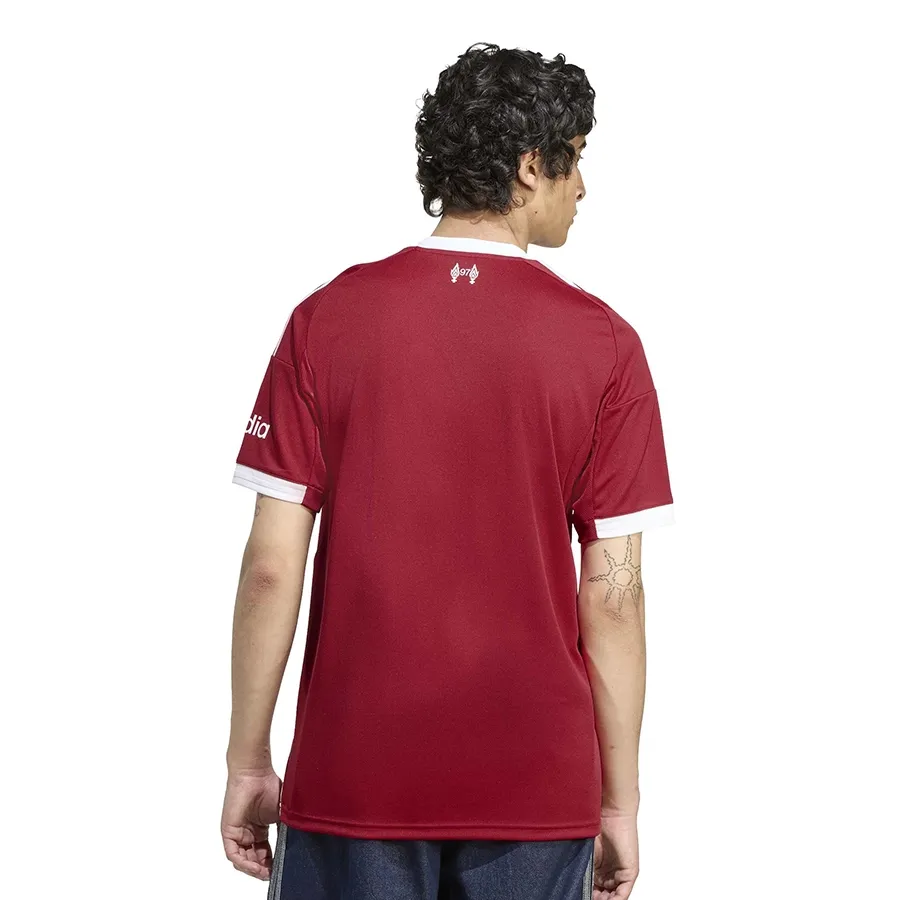 Imagen 2 de 6 de Remera adidas Camiseta titular del Liverpool FC 25/26-ROJO/BLANCO