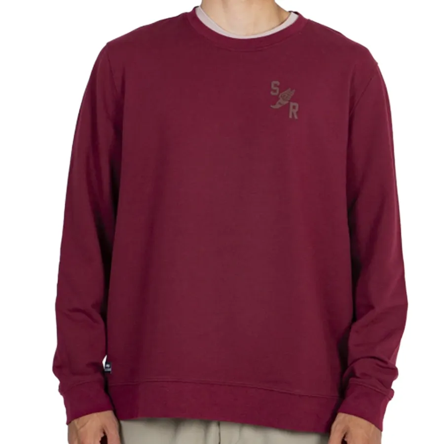Imagen 0 de 4 de Buzo Saucony Rested Crew-BORDO