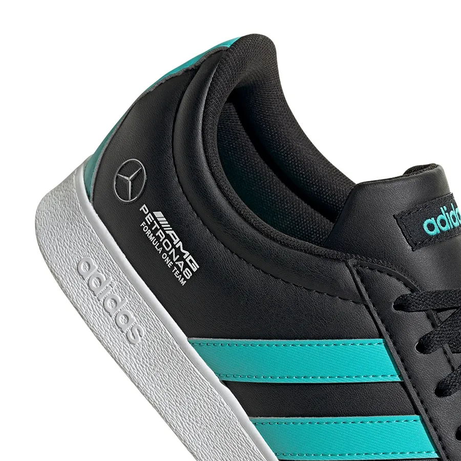 Imagen 6 de 7 de Zapatillas adidas VL Court Mercedes - AMG Petronas F1 Team-NEGRO/CELESTE
