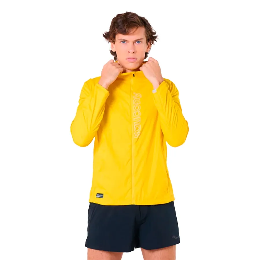 Imagen 0 de 6 de Campera Saucony Peregrine Packway Jacket-AMARILLO
