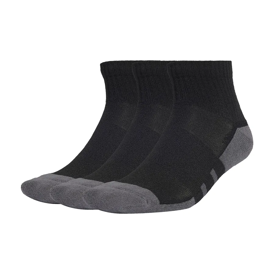 Imagen 0 de 4 de Medias adidas Essentials Climacool Quarter-NEGRO/GRIS