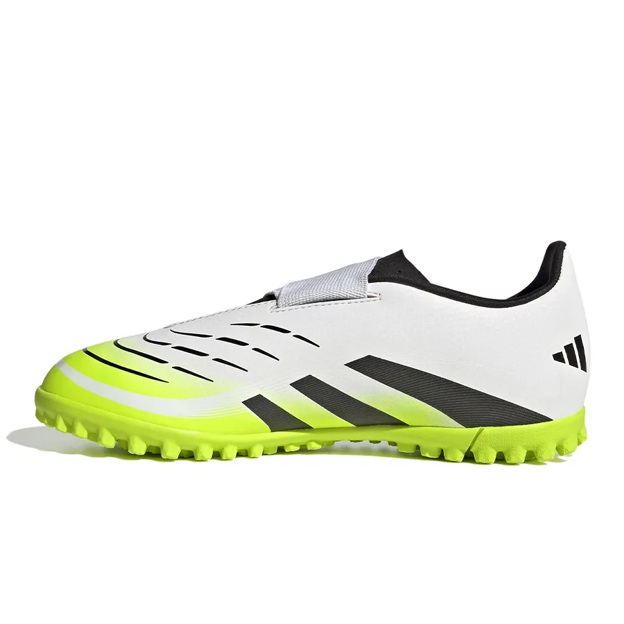 Imagen 2 de 7 de Botines adidas Predator Club-BLANCO/NEGRO/VERDE FLUOR