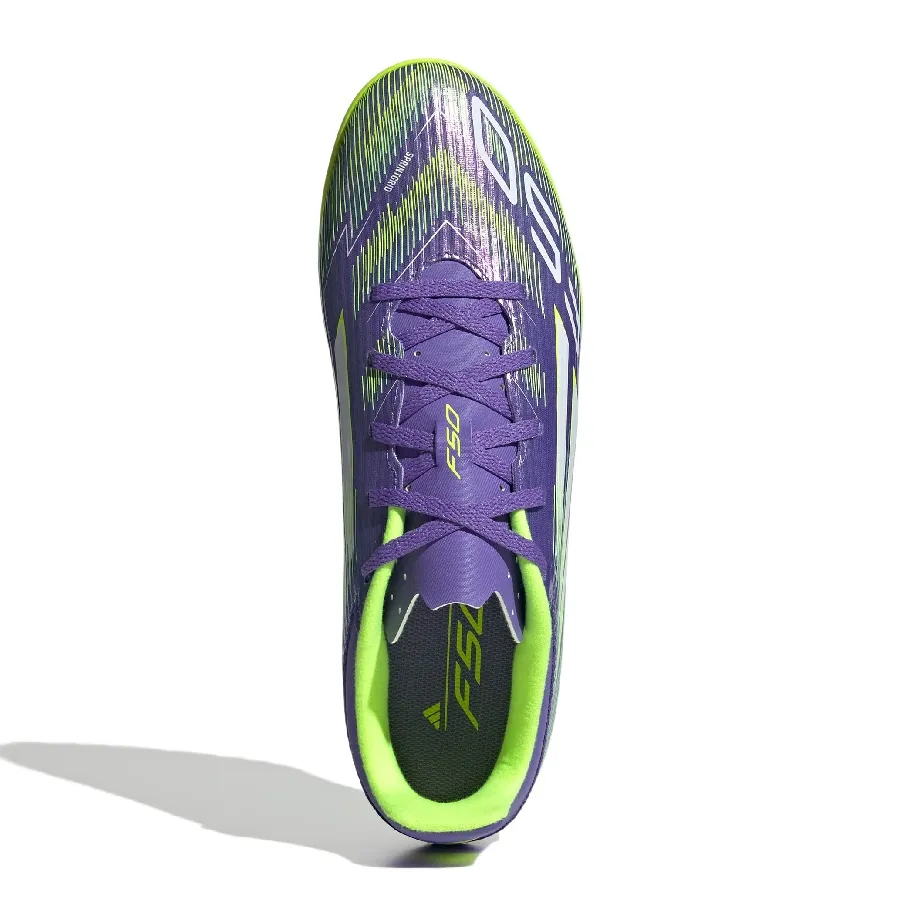 Imagen 3 de 7 de Botines adidas F50 Club Tf-PURPURA/VERDE FLUOR