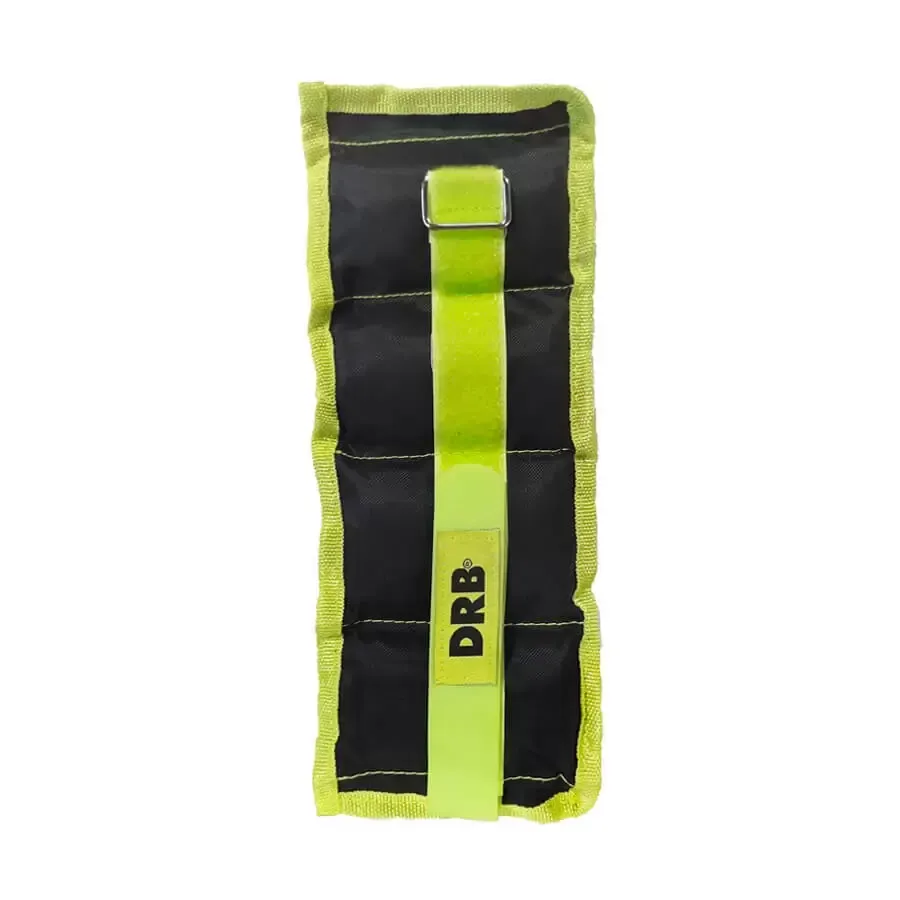 Imagen 0 de 2 de Par De Pesas Tobillo  Muñeca 1 Kg Drb DRB-NEGRO/LIMA