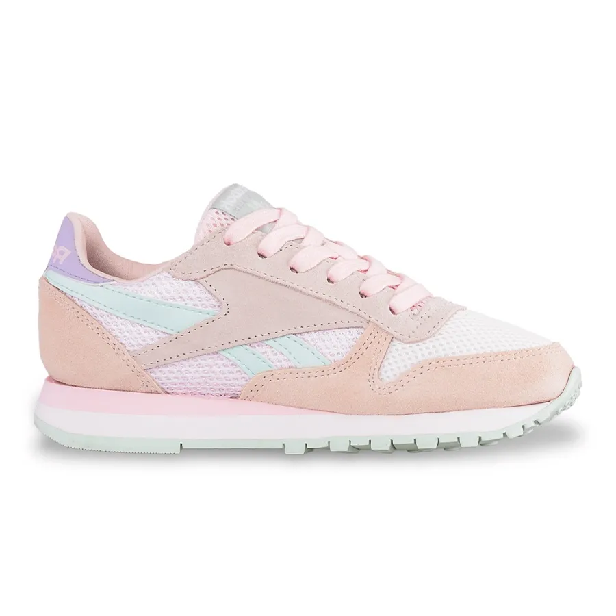 Imagen 0 de 4 de Zapatillas Reebok Classic Leather-GRIS/BLANCO/TURQUESA