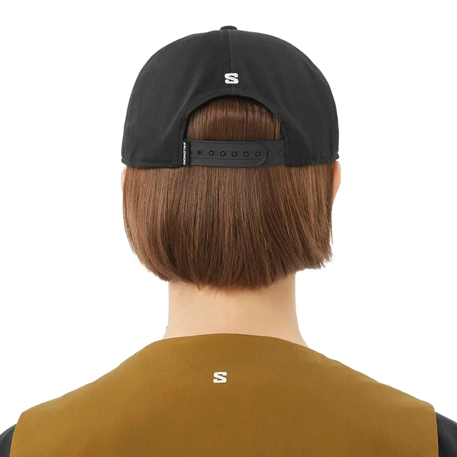 Imagen 3 de 5 de Gorra Salomon Logo Flat-NEGRO
