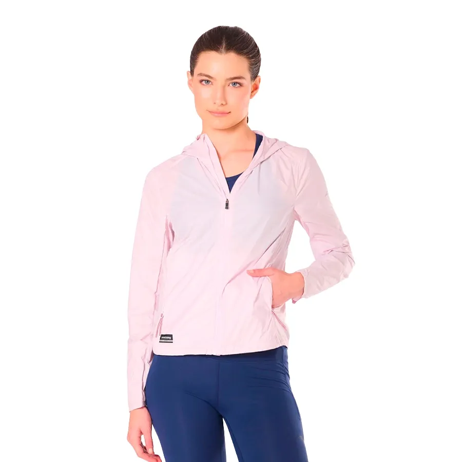 Imagen 0 de 7 de Campera Saucony Rompeviento Peregrine Packaway 2-LILA