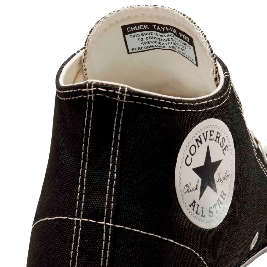 Imagen 5 de 7 de Zapatillas Converse Chuck Taylor All Star Pro Mid-NEGRO/BLANCO
