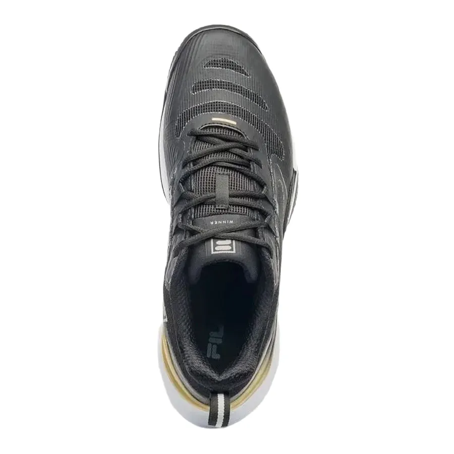 Imagen 3 de 8 de Zapatillas Fila Winner Clay-NEGRO/NARANJA