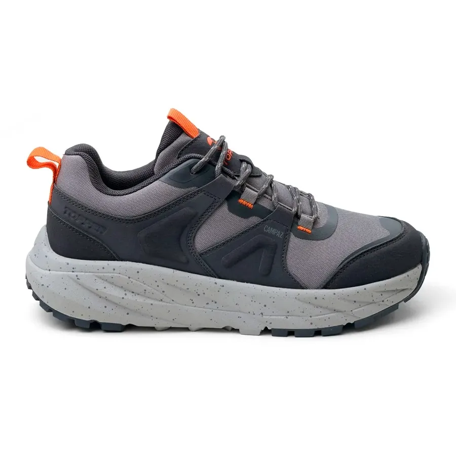 Imagen 0 de 5 de Zapatillas Topper Campaz-GRIS/GRAFITO/NARANJA