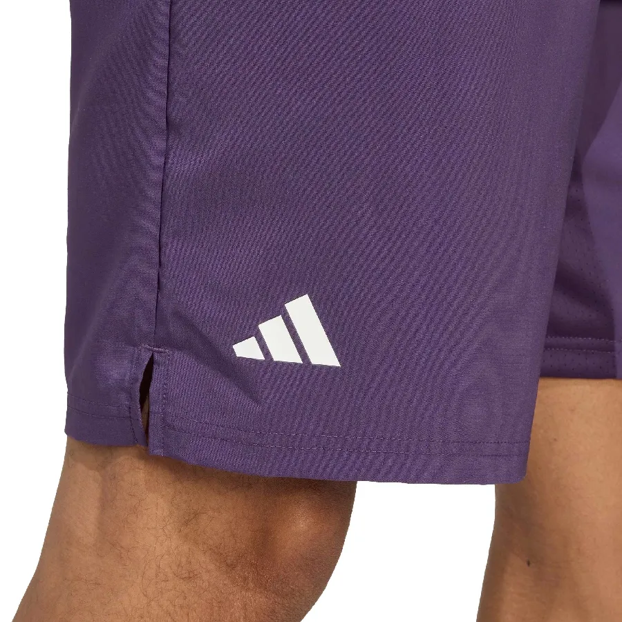 Imagen 4 de 5 de adidas Shorts  de Tenis Club Climacool 3 Tiras-MORADO