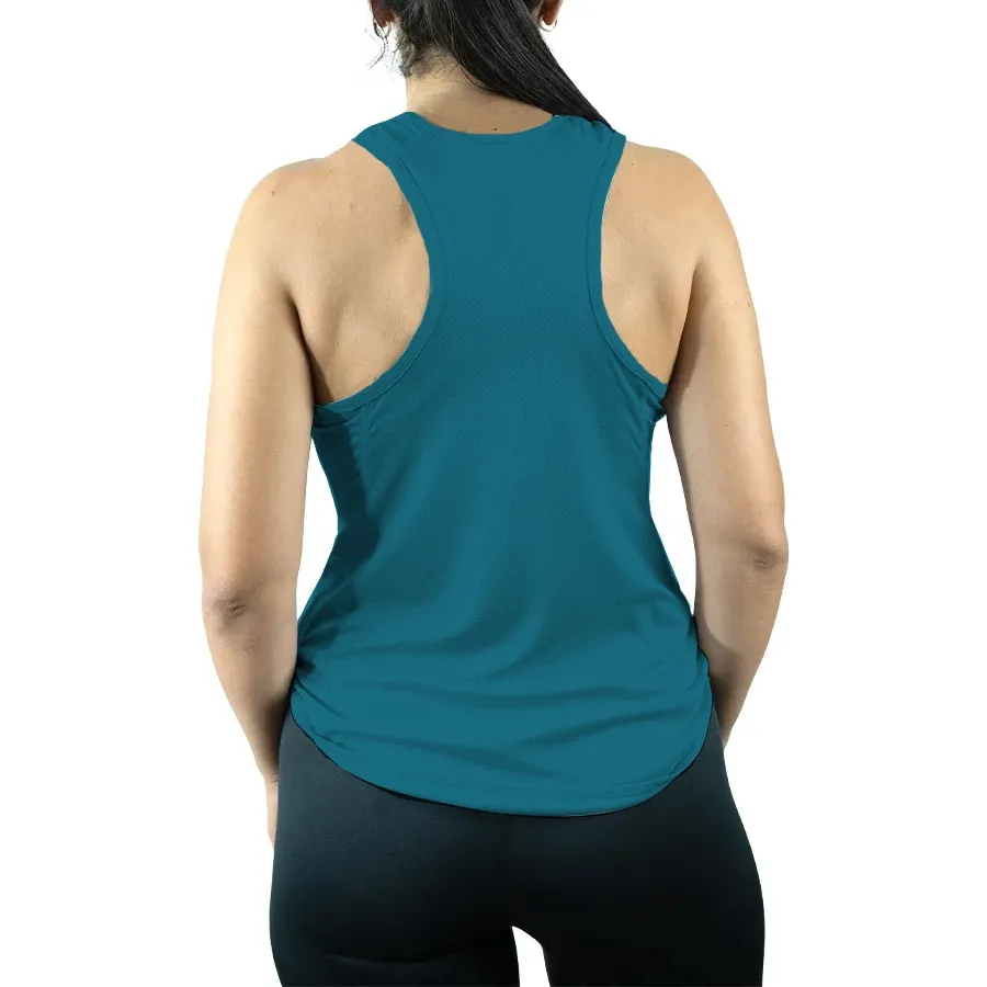 Imagen 1 de 4 de Musculosa Kamp Ultrarun con Recortes Laterales 25-AZUL