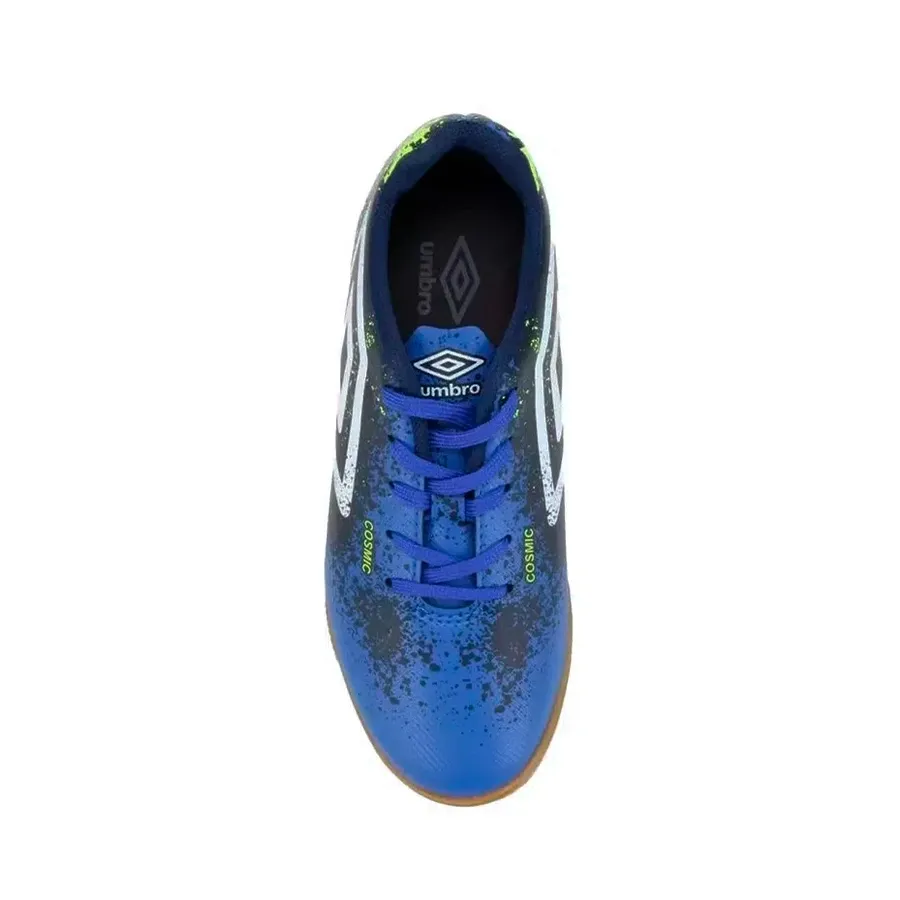 Imagen 3 de 6 de Botines Umbro Sala Cosmic Jr-MARINO/BLANCO/AMARILLO