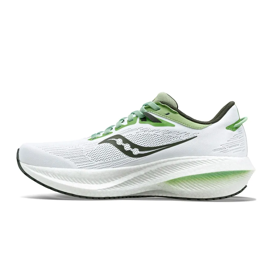Imagen 2 de 5 de Zapatillas Saucony Triumph 21-BLANCO/OLIVA