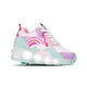 zapatillas-footy-roller-arcoiris-con-luz-led-VIOLETA/VERDE AGUA/ROSA