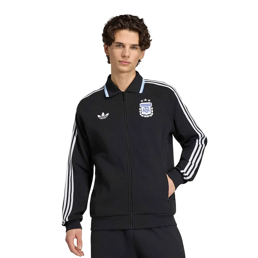 Imagen 0 de 5 de Campera adidas originals Athem Alternativa Argentina-NEGRO