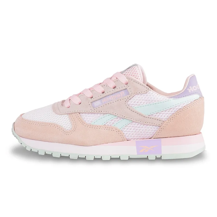 Imagen 2 de 4 de Zapatillas Reebok Classic Leather-GRIS/BLANCO/TURQUESA