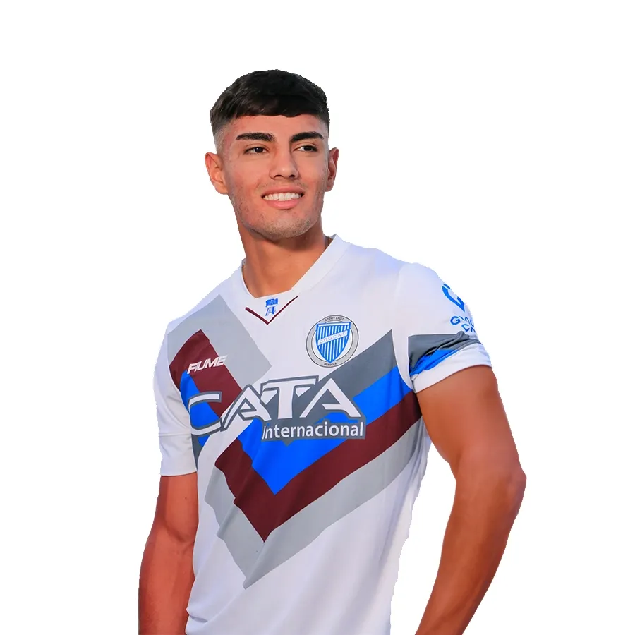 Imagen 0 de 4 de Camiseta Fiume Sport Alternativa Godoy Cruz 2025-BLANCO/GRIS/VINO
