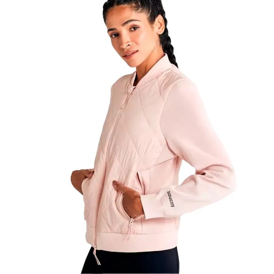 Imagen 3 de 8 de Campera Saucony Boulder Oysterpuff-ROSA