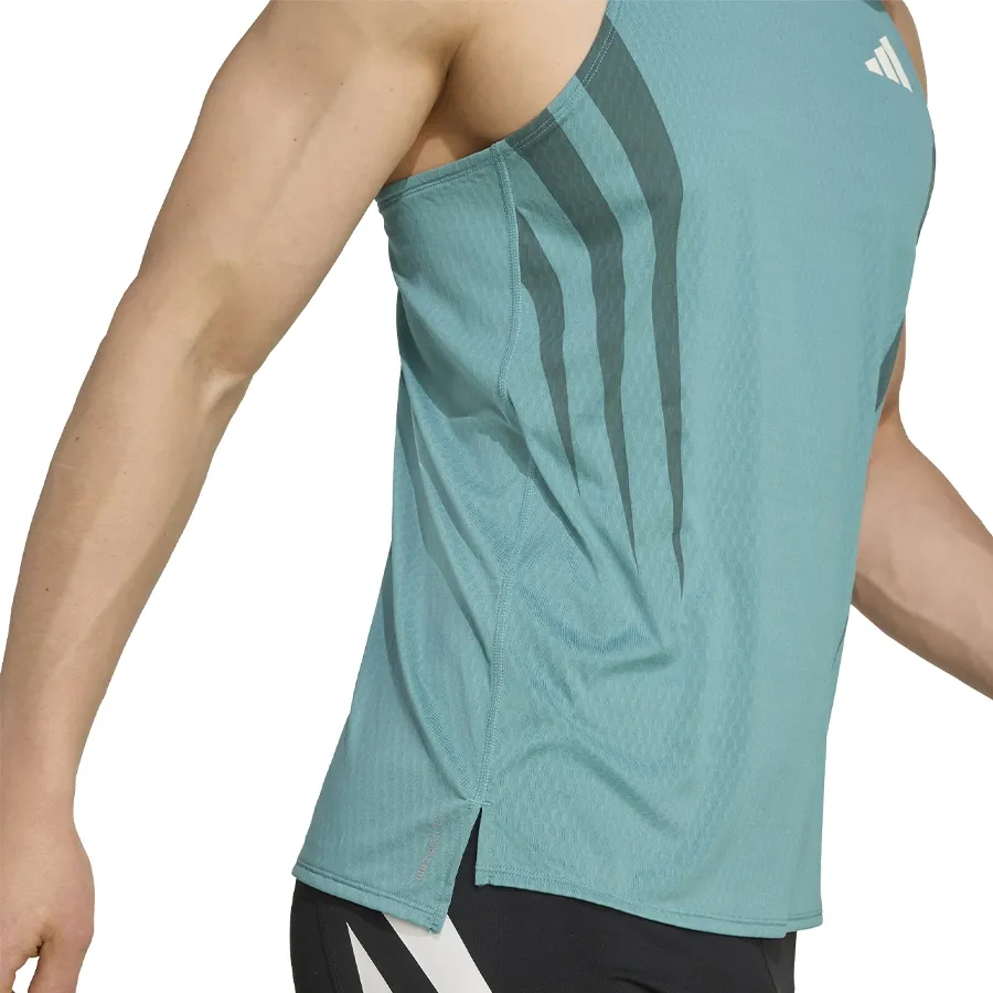 Imagen 4 de 5 de Musculosa adidas Adizero Archive-VERDE AGUA