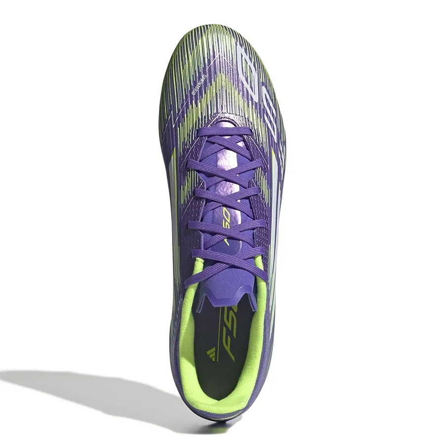 Imagen 3 de 7 de Botines adidas F50  League Fg-VIOLETA/BLANCO/AMARILLO FLUOR