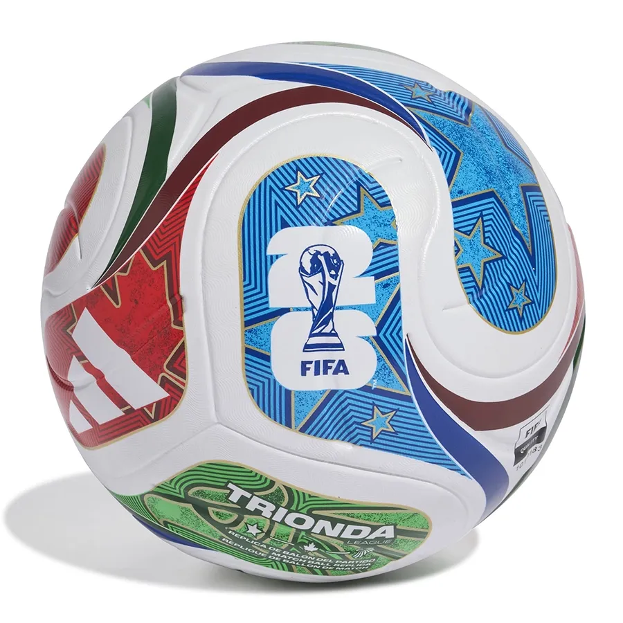 Imagen 1 de 5 de Pelota adidas Liga Copa Mundial FIFA 26-BLANCO/AZUL/ROJO