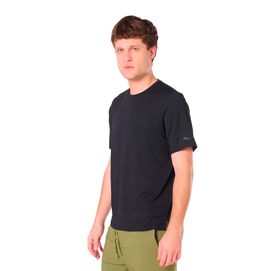 Imagen 0 de 5 de Remera Saucony Peregrine Tr Graphic-NEGRO
