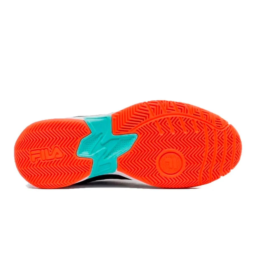 Imagen 3 de 6 de Zapatillas Fila Serve-NEGRO/AZUL/NARANJA