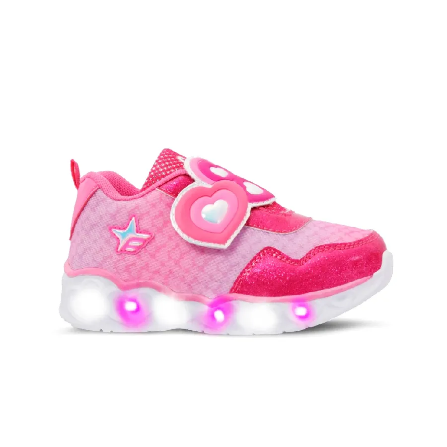 Imagen 0 de 3 de Zapatillas Footy Mini Super Heart con luz-FUCSIA