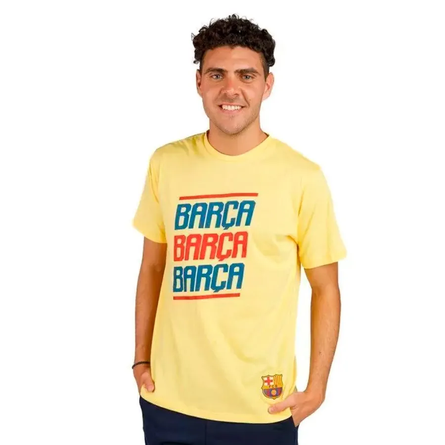 Imagen 0 de 3 de Remera DRB Barcelona-AMARILLO/MARINO/ROJO