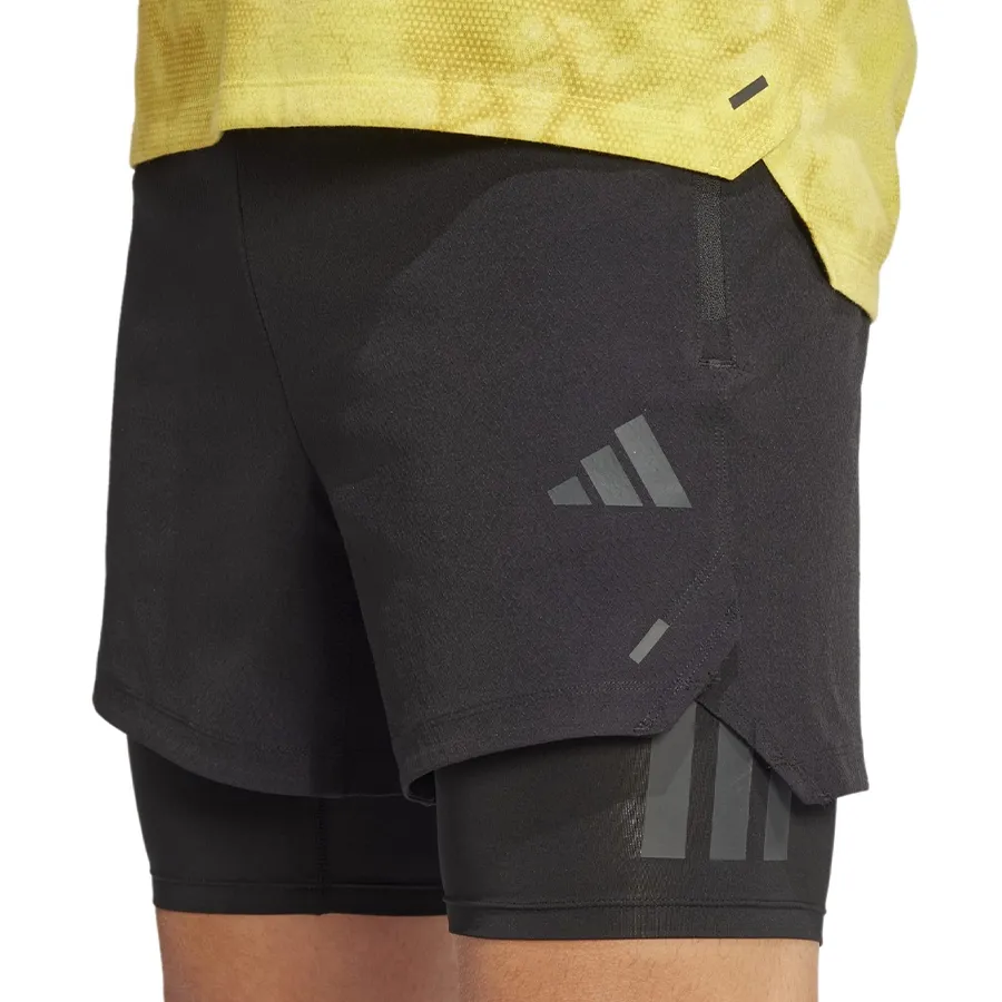Imagen 3 de 5 de Short adidas Power 2 en 1-NEGRO