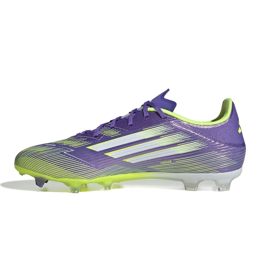 Imagen 2 de 7 de Botines adidas F50  League Fg-VIOLETA/BLANCO/AMARILLO FLUOR