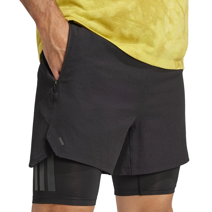 Imagen 4 de 5 de Short adidas Power 2 en 1-NEGRO