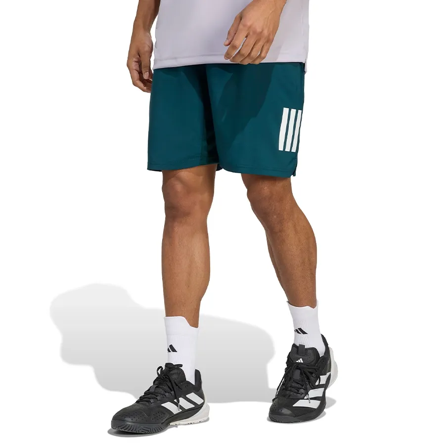 Imagen 1 de 4 de Short adidas Tenis Club Climacool 3 Stripes-VERDE