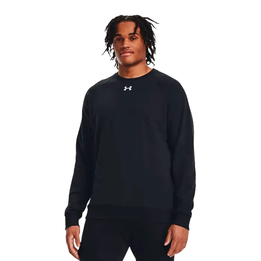 Imagen 0 de 5 de Buzo Under Armour Rival Fleece Crew-NEGRO