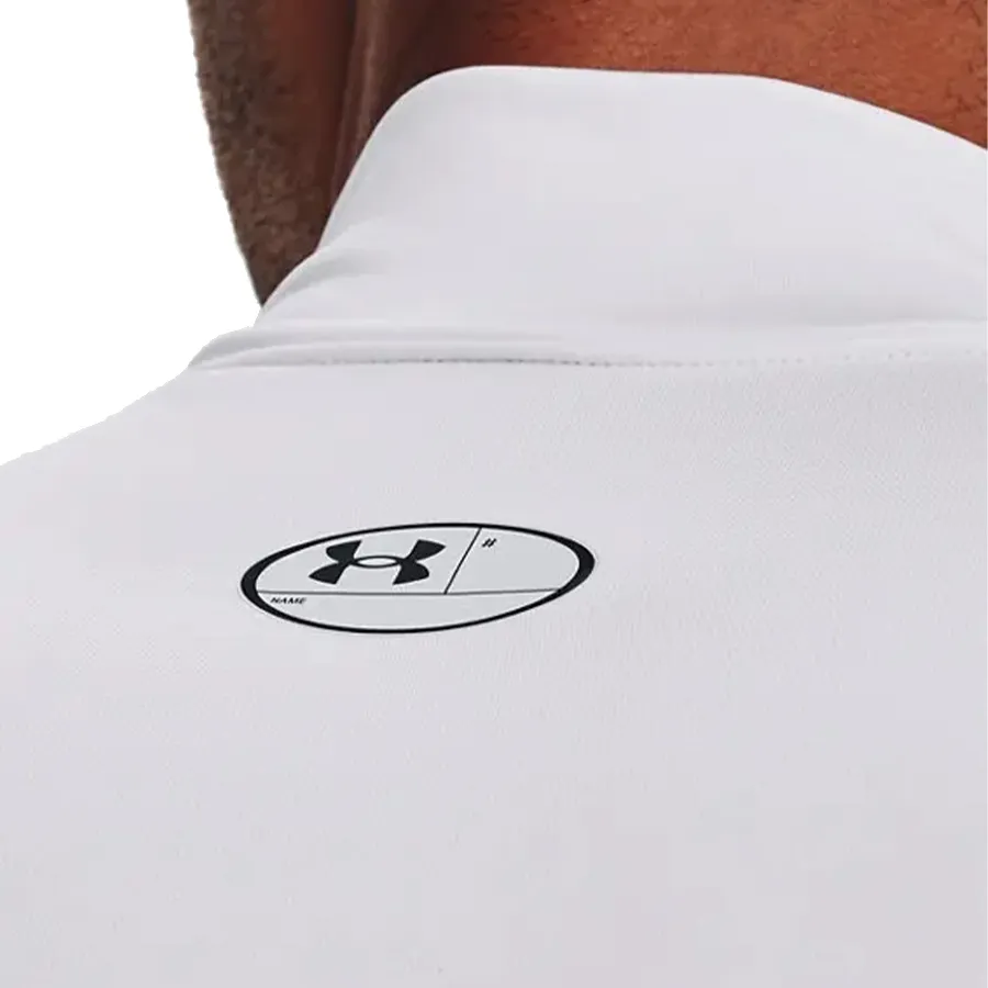Imagen 2 de 4 de Camiseta Under Armour Remera  Compresión Mock-BLANCO
