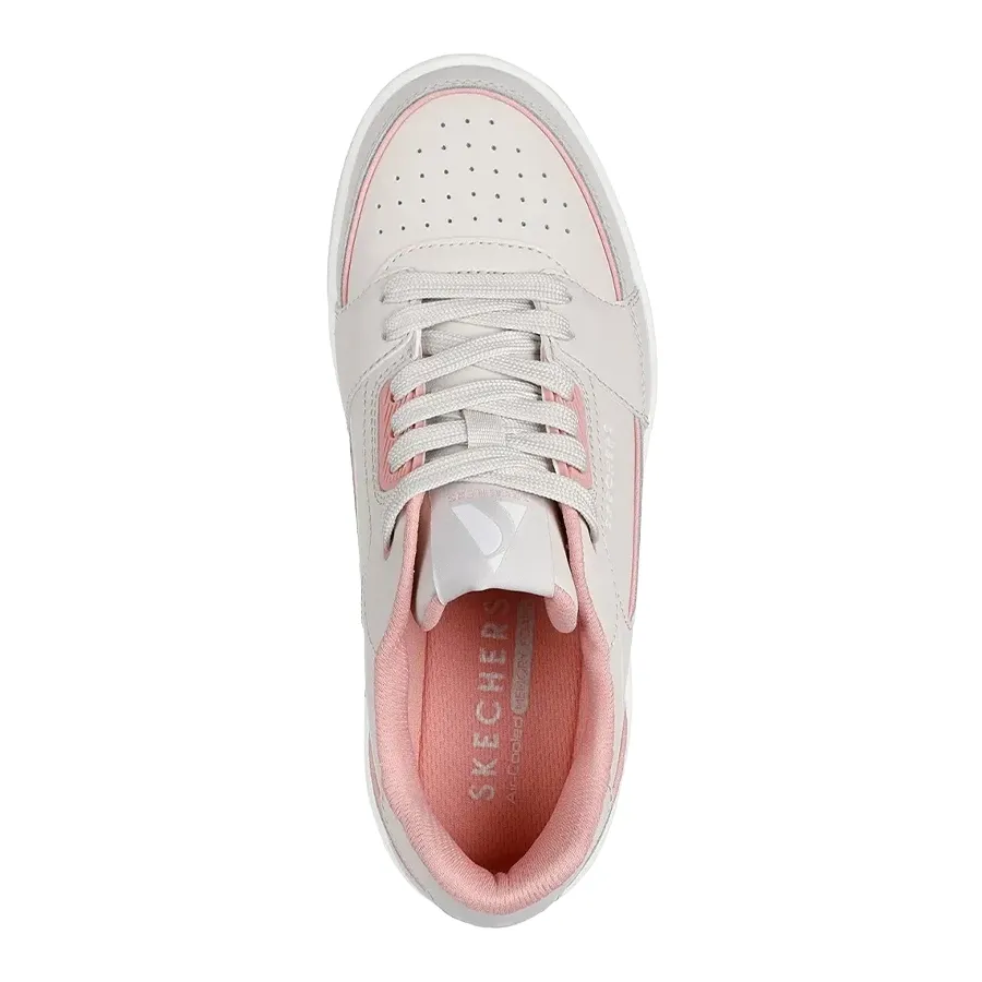 Imagen 3 de 5 de Zapatillas Skechers Uno Court Courted Style-GRIS/ROSA VIEJO