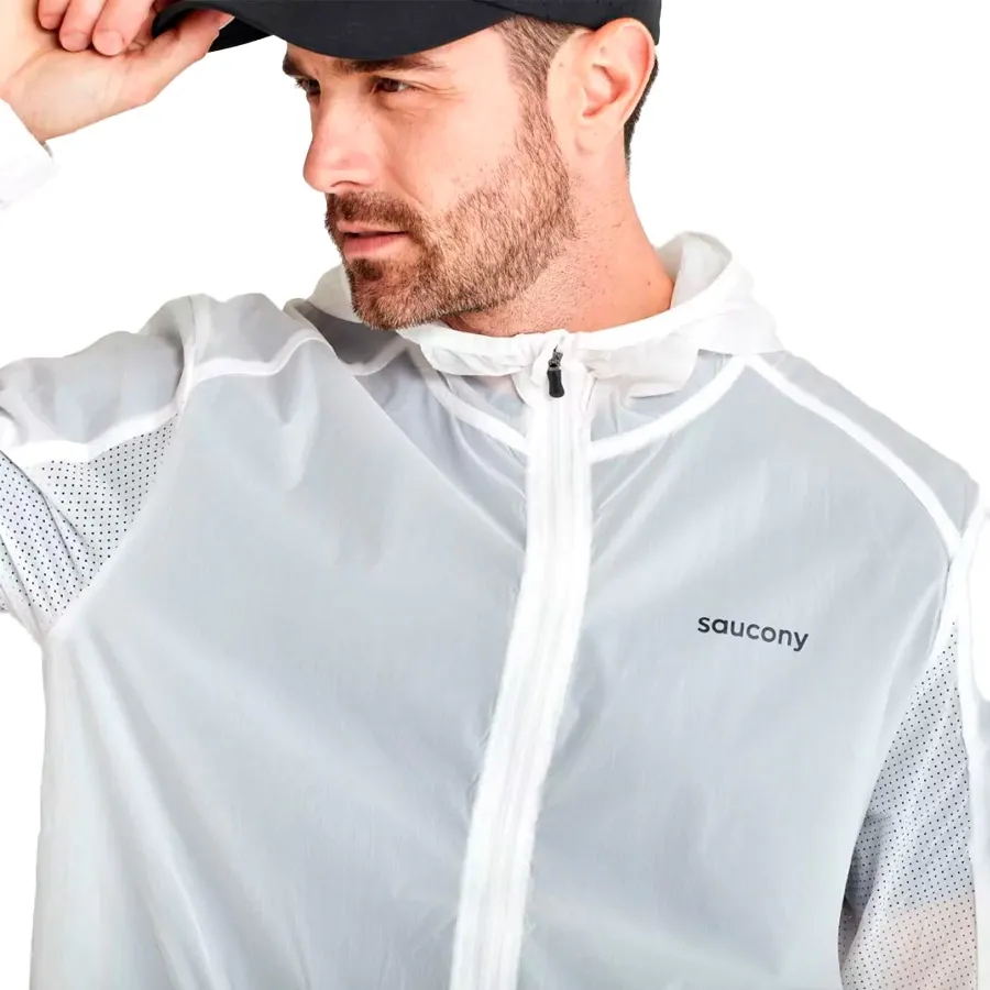 Imagen 4 de 7 de Campera Saucony Elevate Packaway-BLANCO