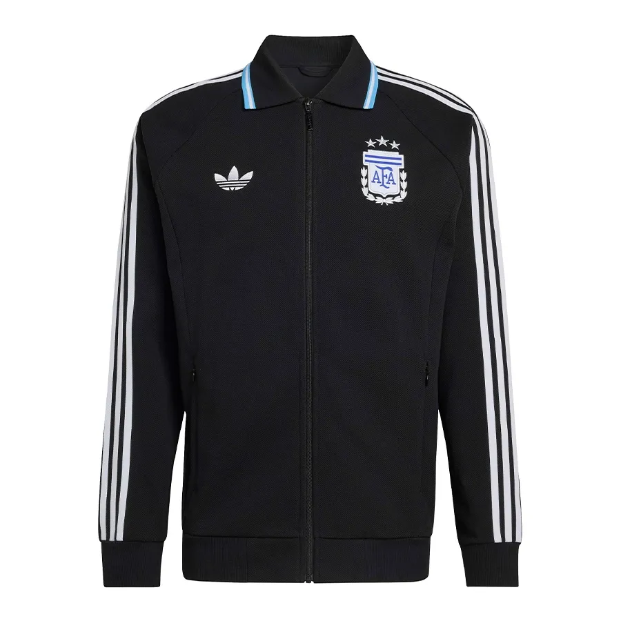 Imagen 2 de 5 de Campera adidas originals Athem Alternativa Argentina-NEGRO