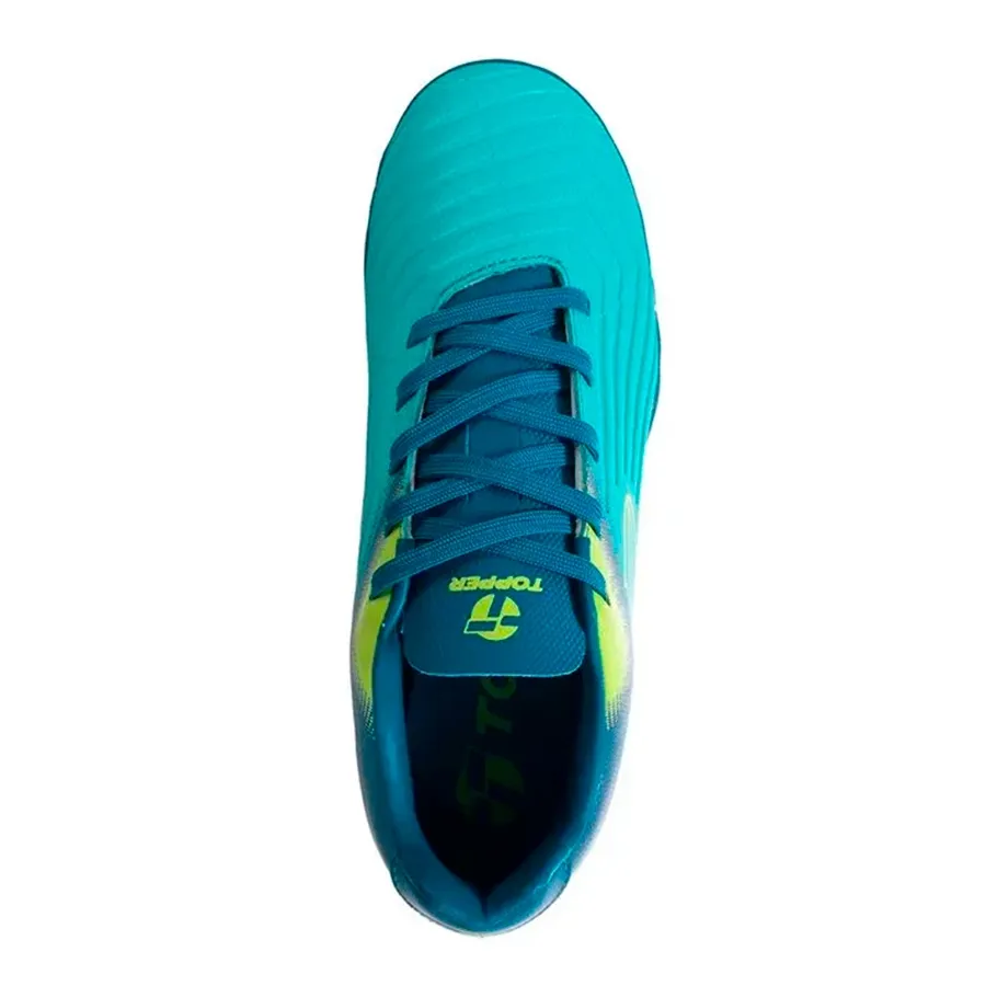 Imagen 2 de 5 de Zapatillas Topper Botines Kaiser 4 Tf-AZUL/TURQUESA/LIMA