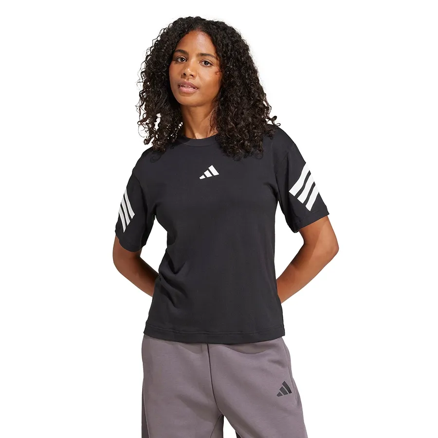 Imagen 0 de 4 de Remera adidas 3 Stripes Future Icons Tee-NEGRO/BLANCO