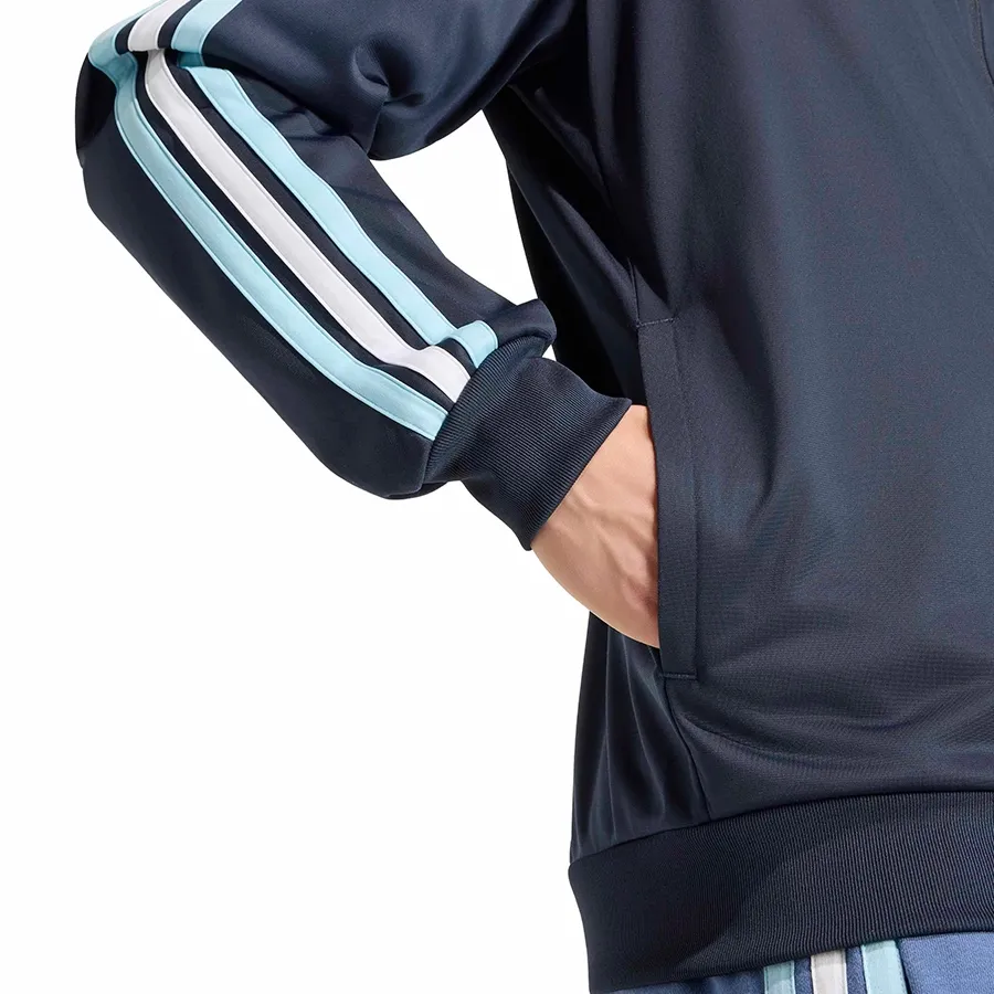 Imagen 3 de 5 de Campera adidas Deportiva Adn Argentina-MARINO/BLANCO/CELESTE