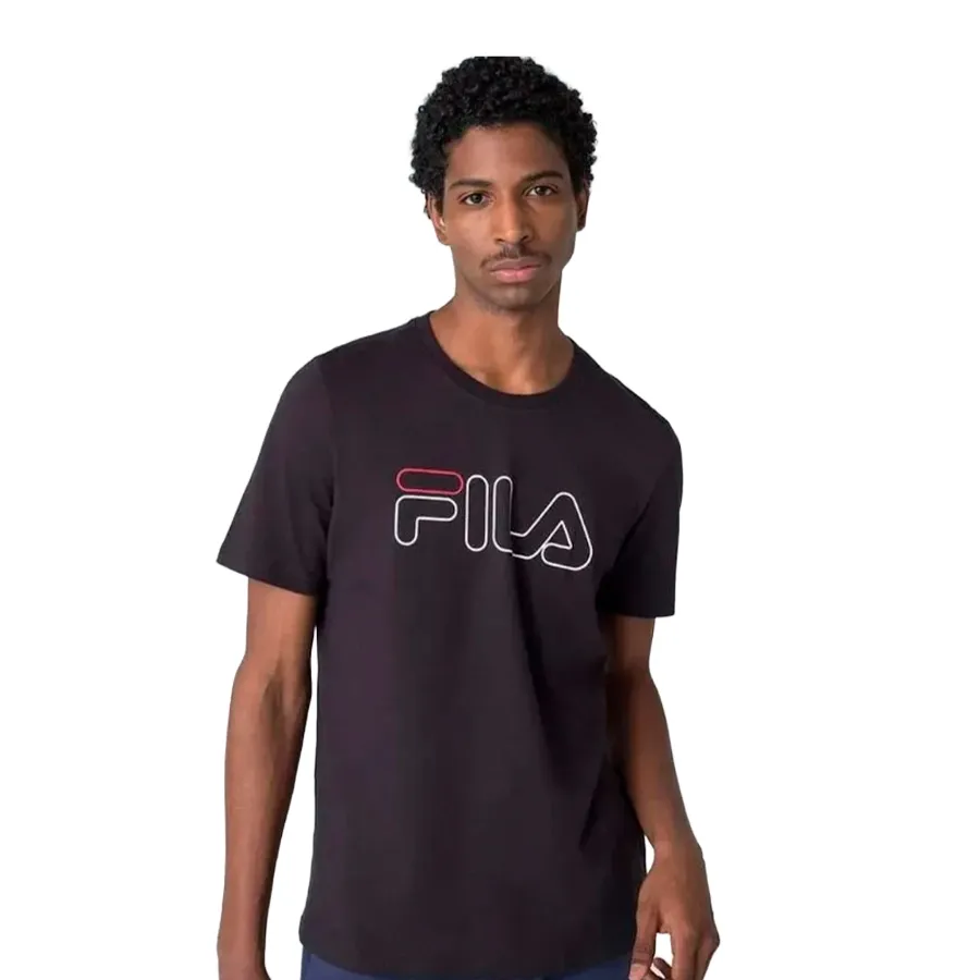 Imagen 0 de 2 de Remera Fila Letter Outline-NEGRO